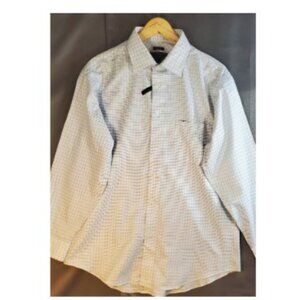 Jos A Bank Reserve Man's Dress Shirt Long sleeved 17-/34 100% Egyptian Cotton